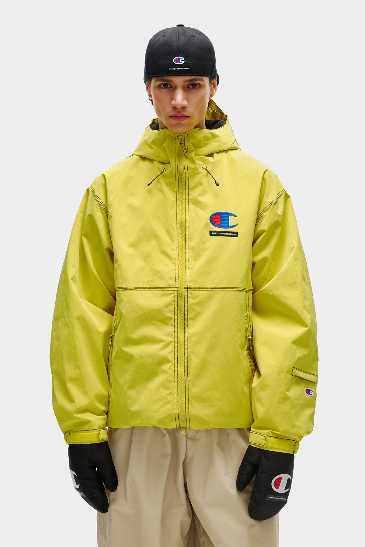 [CHAMPION x DIMITO] C-LOGO STITCHED JACKET OREGON YELLOW (Available date : 26.10.12)