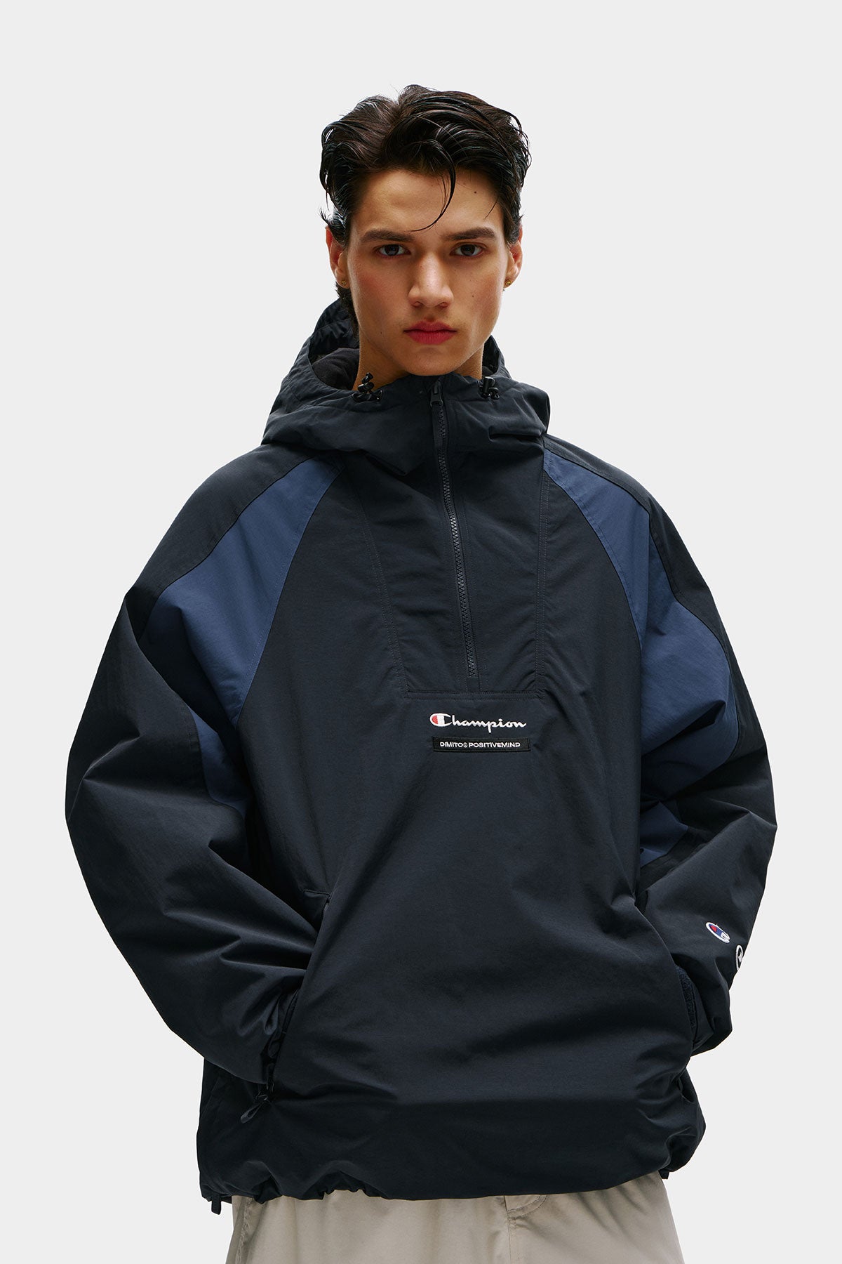 [CHAMPION x DIMITO] VARSITY ANORAK TRACK JACKET DEEP NAVY (Available date : 26.10.12)