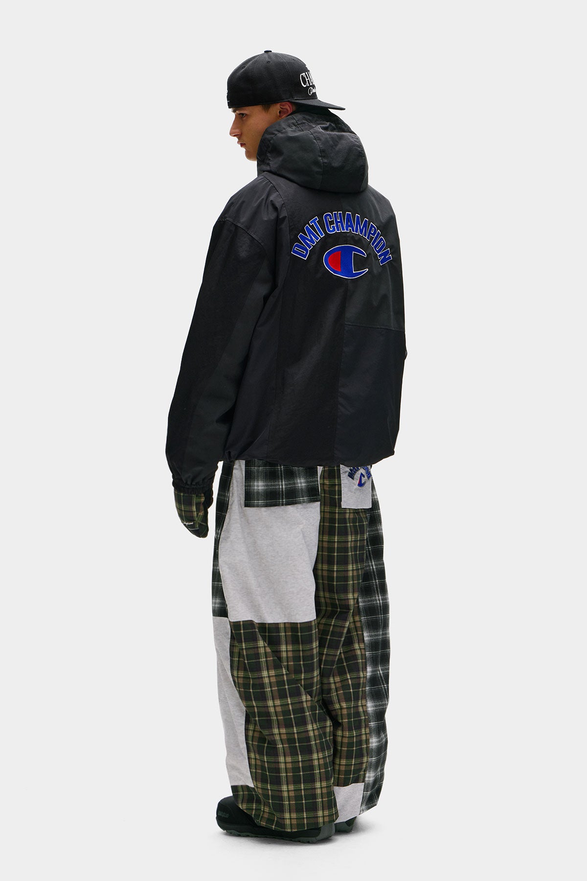 [CHAMPION x DIMITO] C-LOGO COLLEGE PATCHWORK PANTS (WIDE FIT LV.2) ARCHIVE MIX (Available date : 26.10.12)