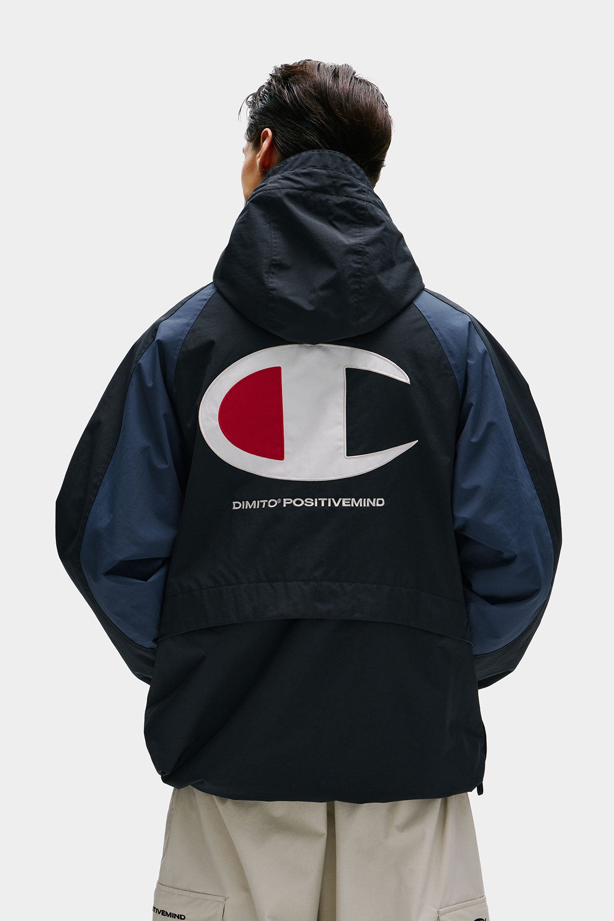 [CHAMPION x DIMITO] VARSITY ANORAK TRACK JACKET DEEP NAVY (Available date : 26.10.12)