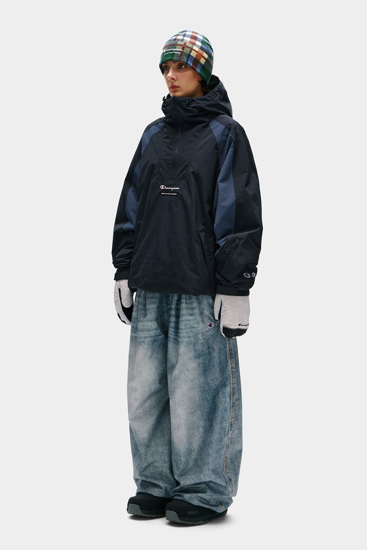 [CHAMPION x DIMITO] C-LOGO BASIC PANTS (WIDE FIT LV.2) LIGHT BLUE (Available date : 26.10.12)