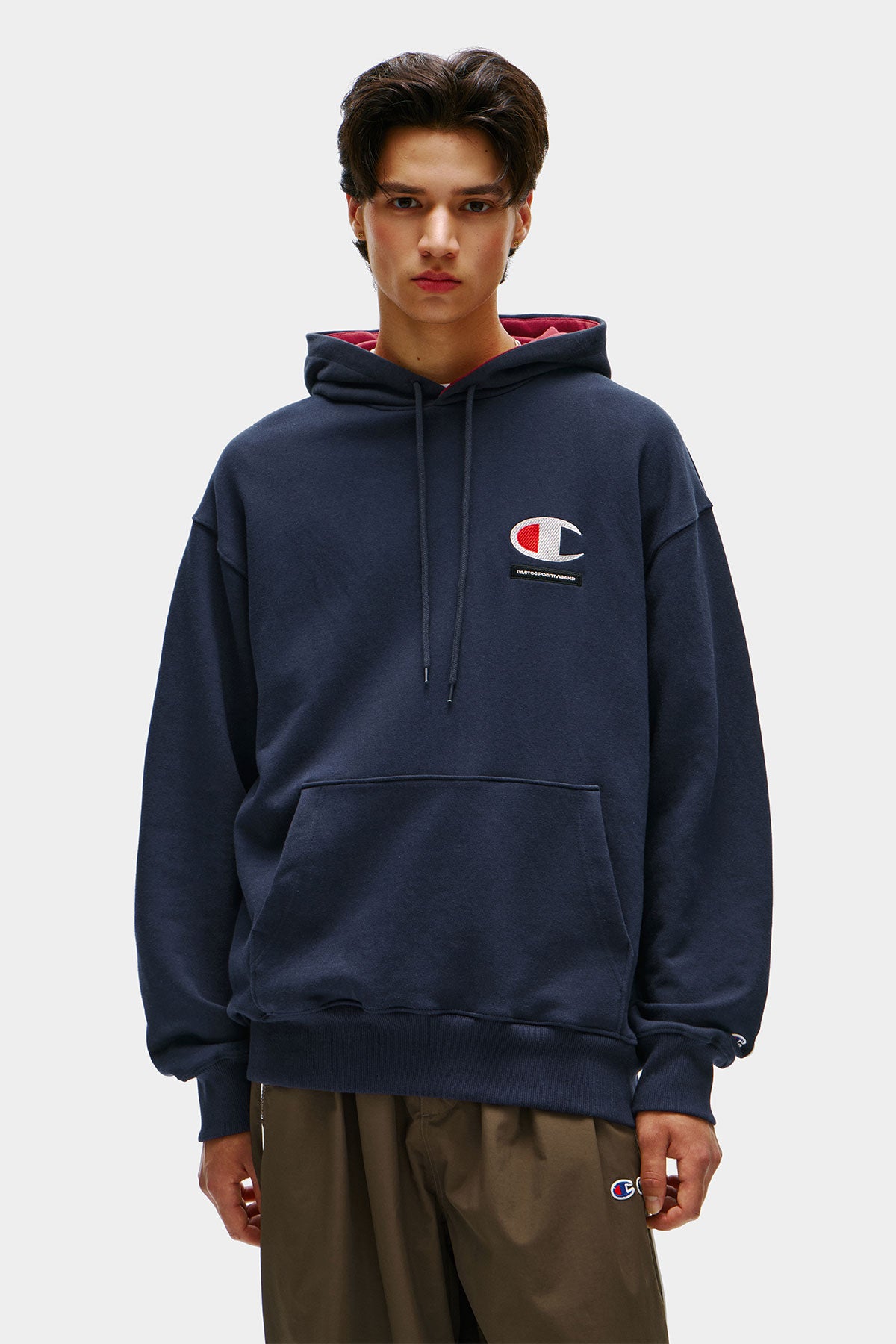 [CHAMPION x DIMITO] C-LOGO HOODIE NAVY (Available date : 26.10.12)