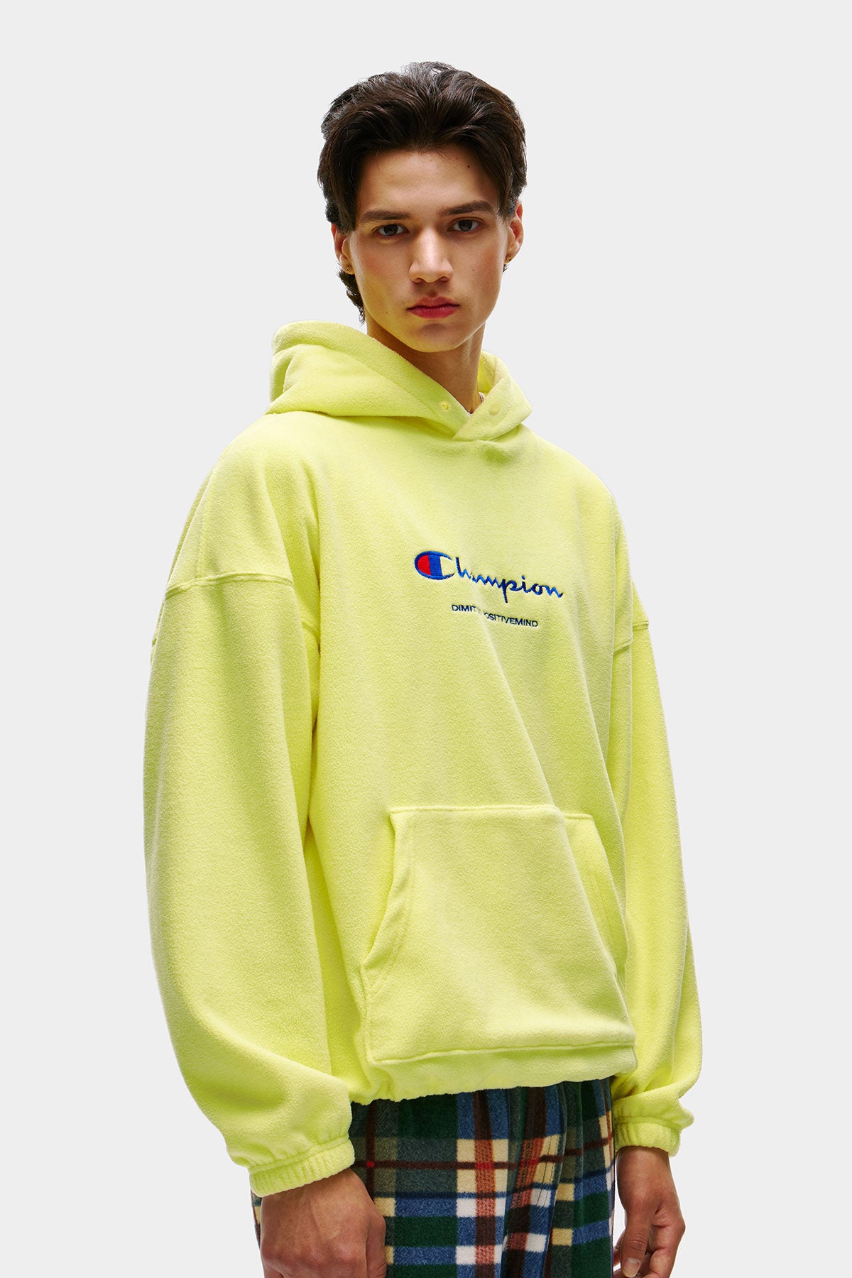 [CHAMPION x DIMITO] SCRIPT FLEECE HOODIE LEMON (Available date : 26.10.12)