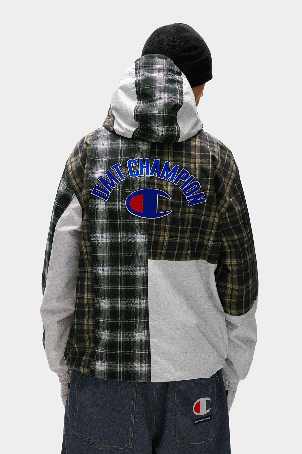 [CHAMPION x DIMITO] C-LOGO COLLEGE PATCHWORK JACKET ARCHIVE MIX (Available date : 26.10.12)