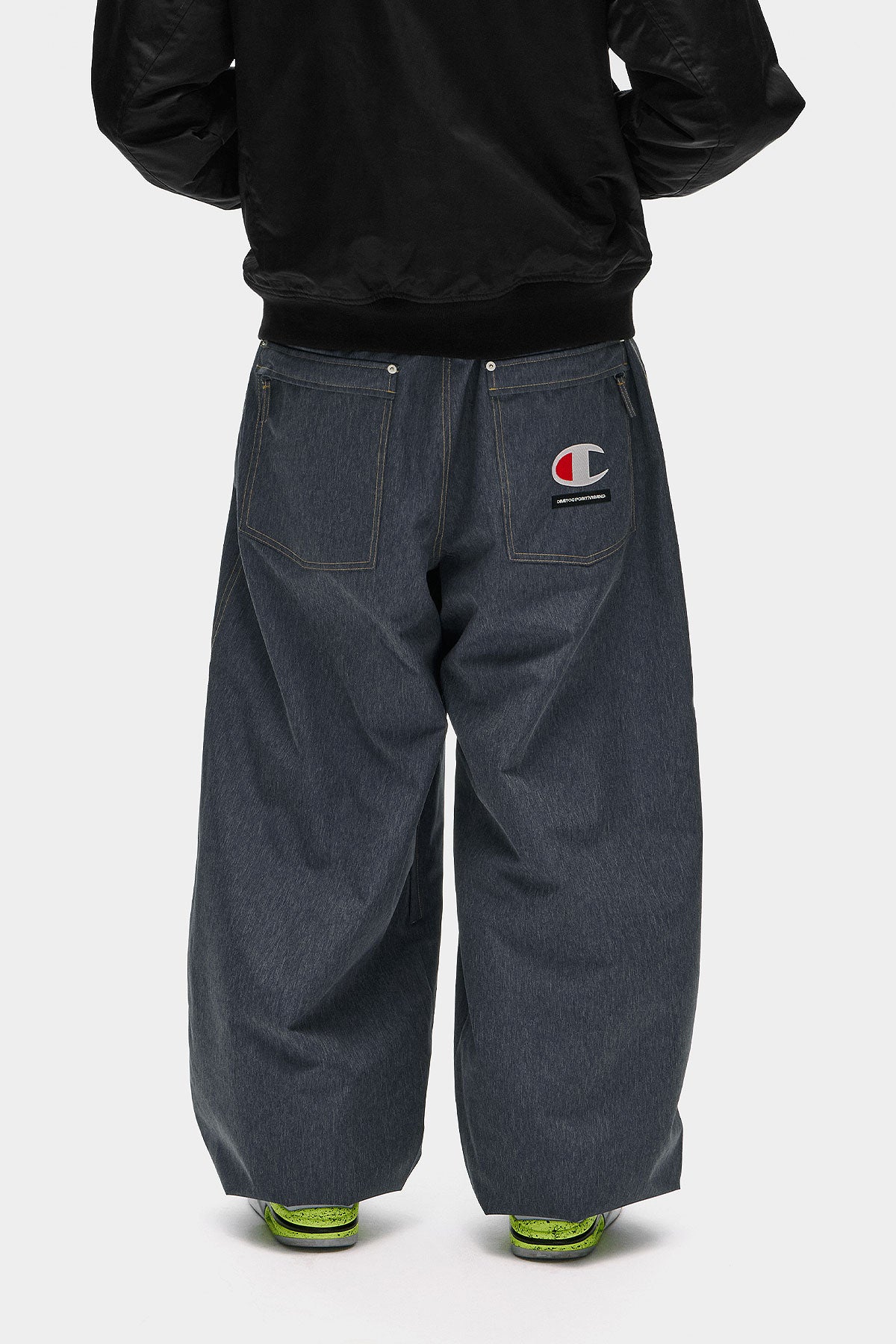 [CHAMPION x DIMITO] C-LOGO BASIC PANTS (WIDE FIT LV.2) DEEP BLUE (Available date : 26.10.12)
