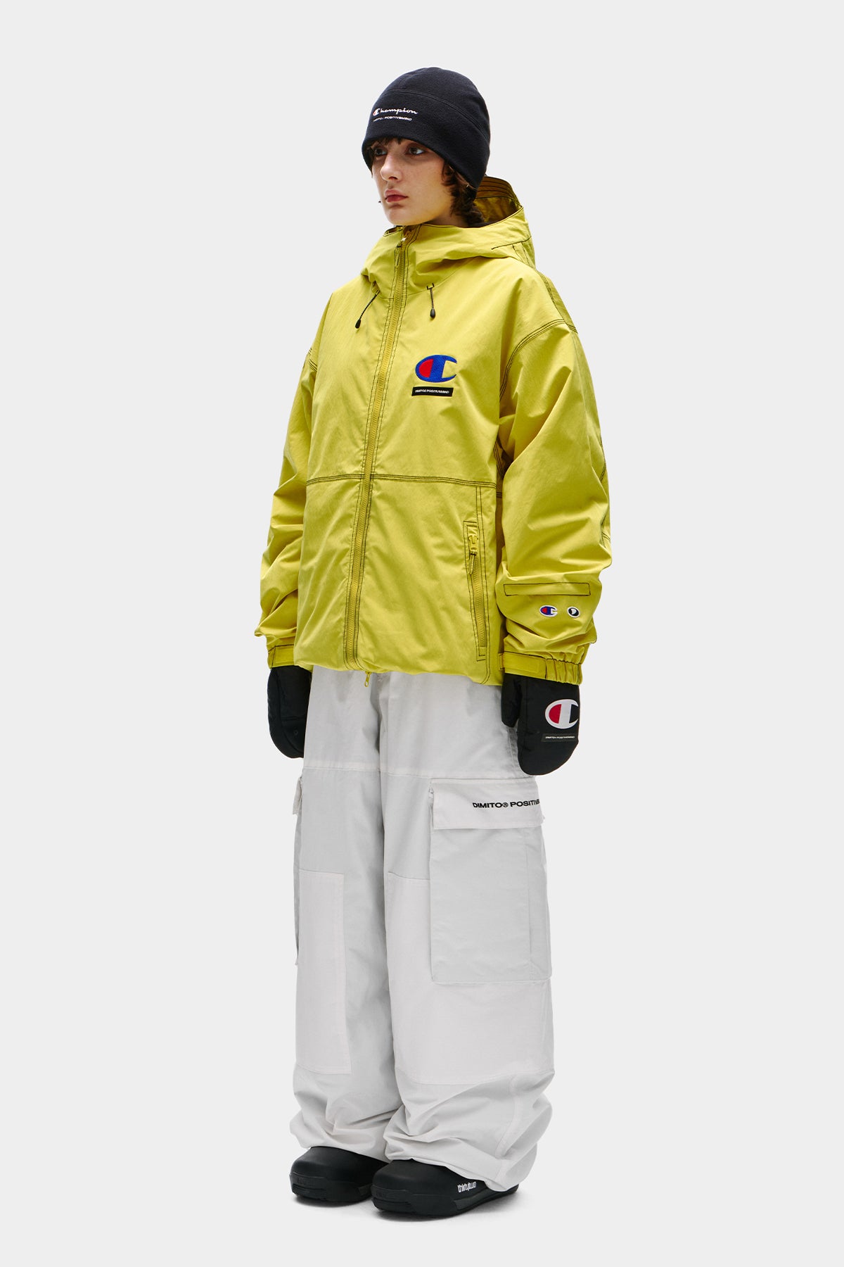 [CHAMPION x DIMITO] C-LOGO STITCHED JACKET OREGON YELLOW (Available date : 26.10.12)
