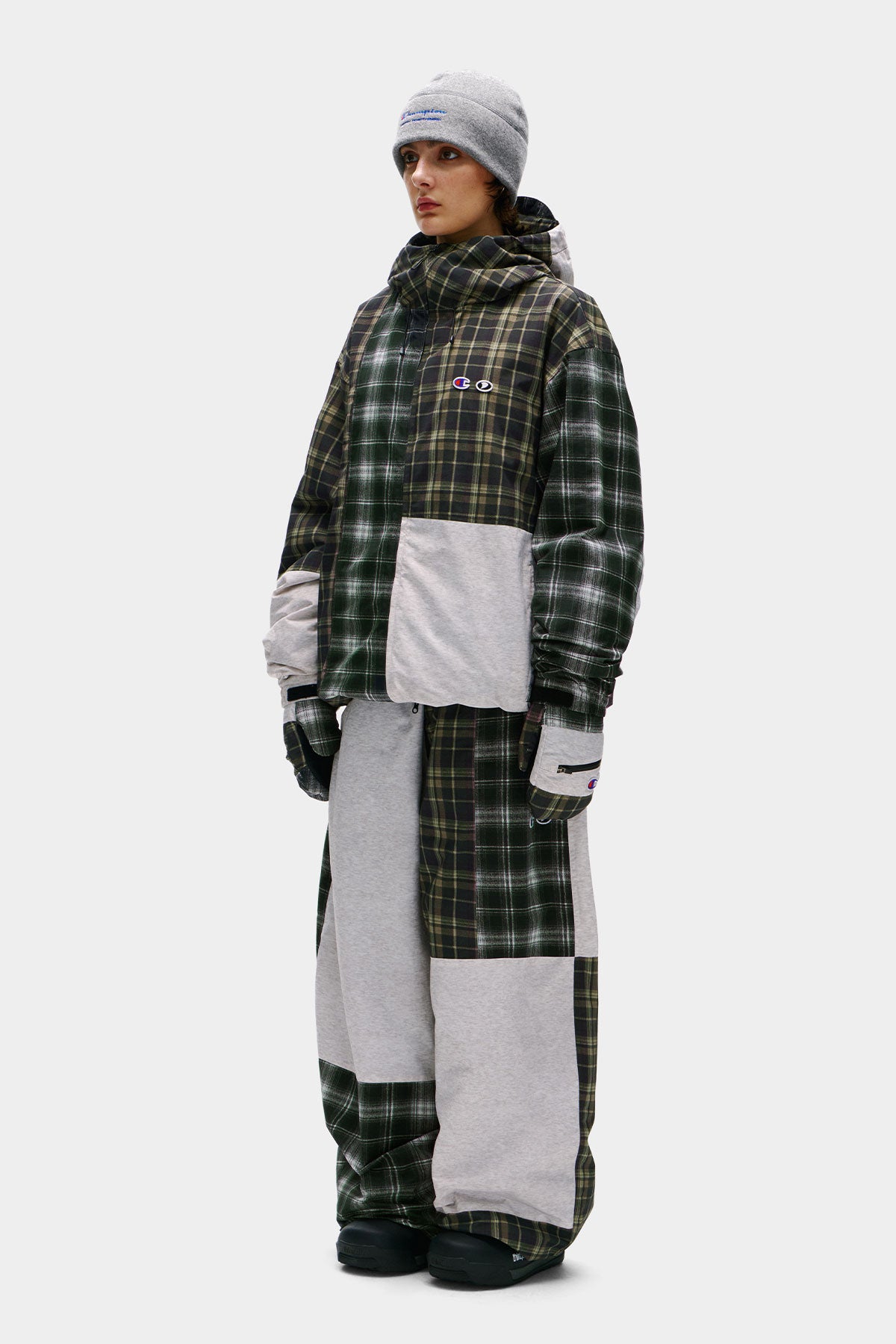 [CHAMPION x DIMITO] C-LOGO COLLEGE PATCHWORK JACKET ARCHIVE MIX (Available date : 26.10.12)