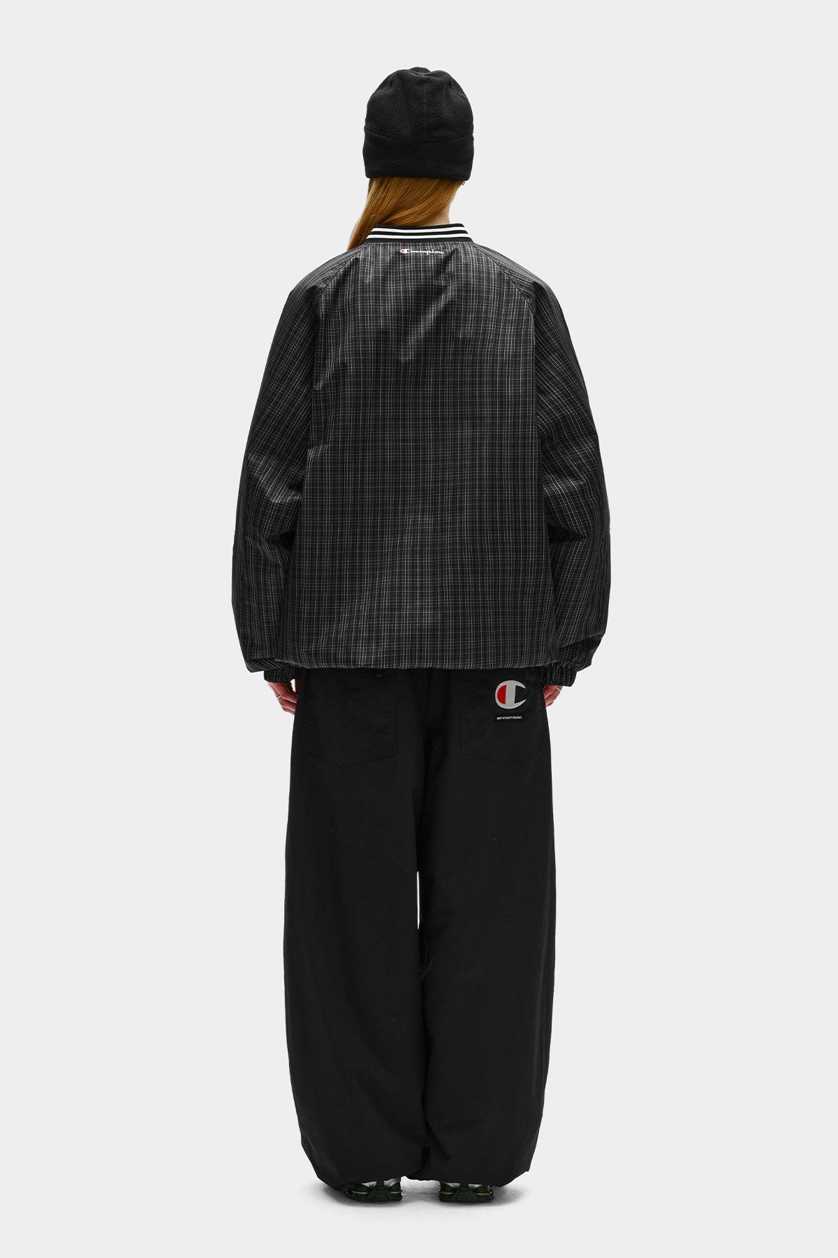 [CHAMPION x DIMITO] C-LOGO BASIC PANTS (WIDE FIT LV.2) BLACK (Available date : 26.10.12)