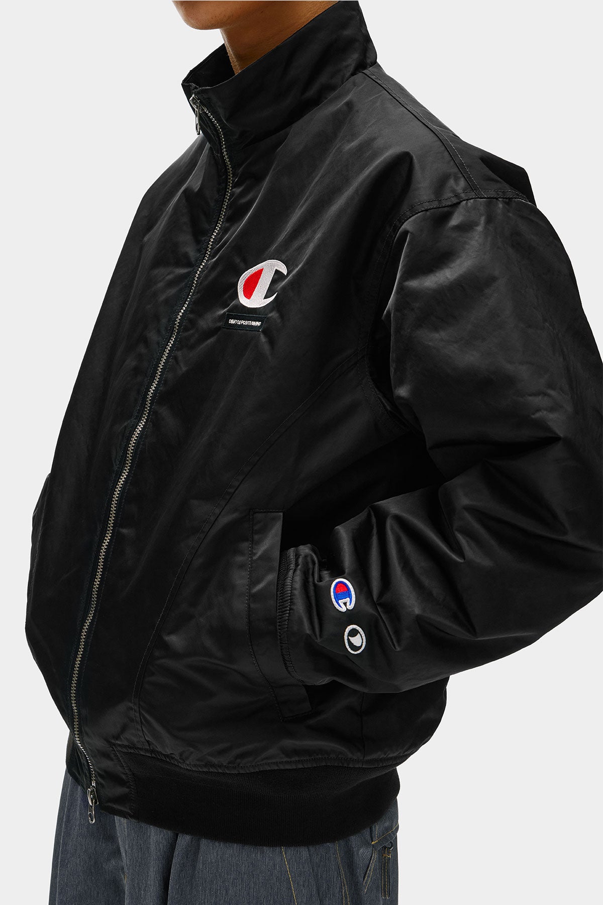 [CHAMPION x DIMITO] DMT VARSITY BOMBER JACKET BLACK (Available date : 26.10.12)
