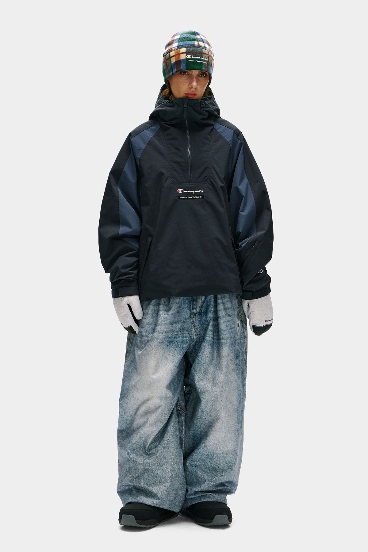 [CHAMPION x DIMITO] C-LOGO BASIC PANTS (WIDE FIT LV.2) LIGHT BLUE (Available date : 26.10.12)