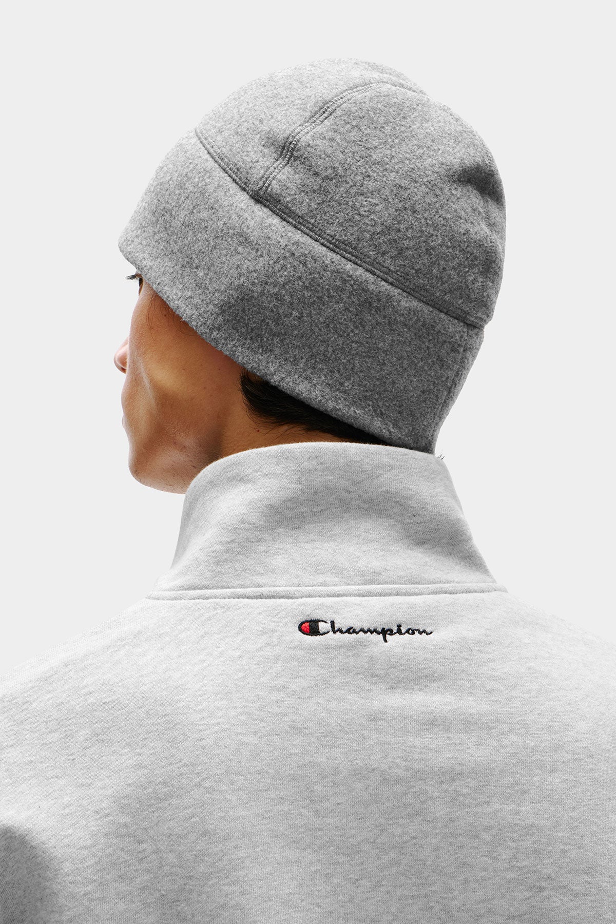 [CHAMPION x DIMITO] DMT VARSITY HALF ZIP SWEATSHIRT OXFORD GREY (Available date : 26.10.12)