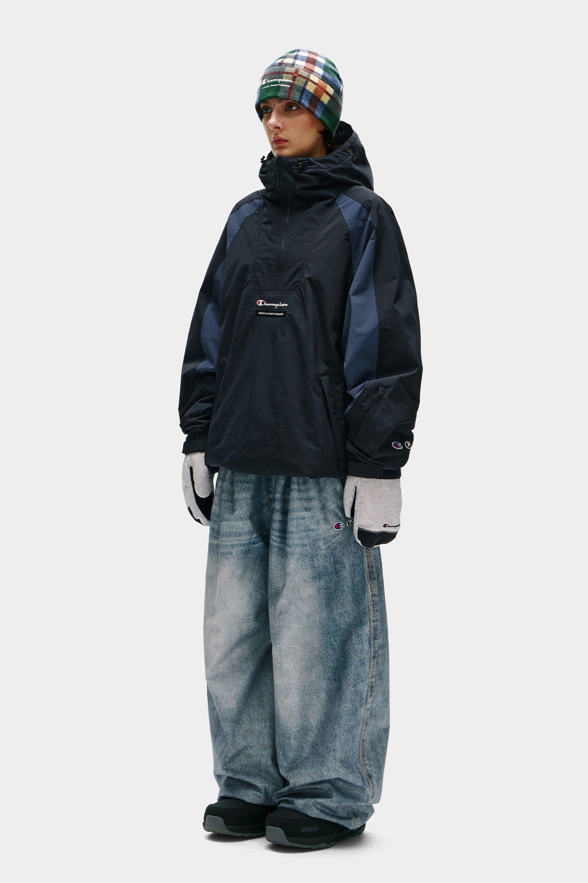 [CHAMPION x DIMITO] VARSITY ANORAK TRACK JACKET DEEP NAVY (Available date : 26.10.12)