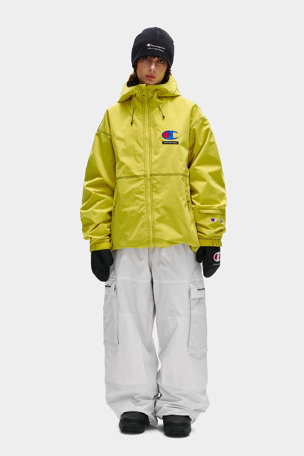 [CHAMPION x DIMITO] SCRIPT CARGO PANTS (WIDE FIT LV.1) WHITE (Available date : 26.10.12)