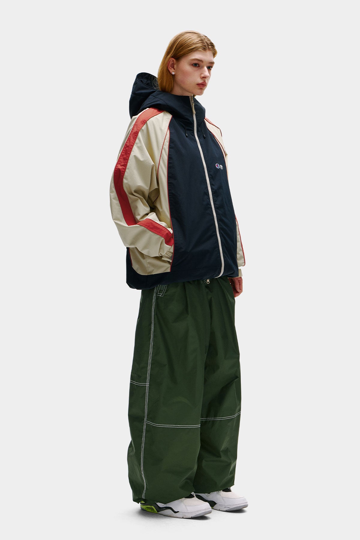 [CHAMPION x DIMITO] HERITAGE BLOCK LINE JACKET DEEP NAVY (Available date : 26.10.12)