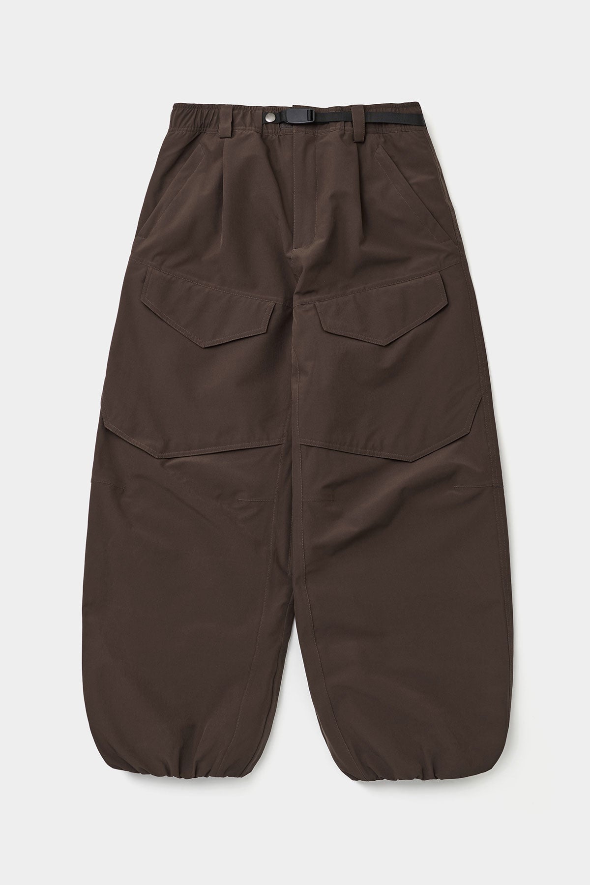 26 AIR VENT BANDED PANTS (WIDE FIT LV.1) DARK BROWN