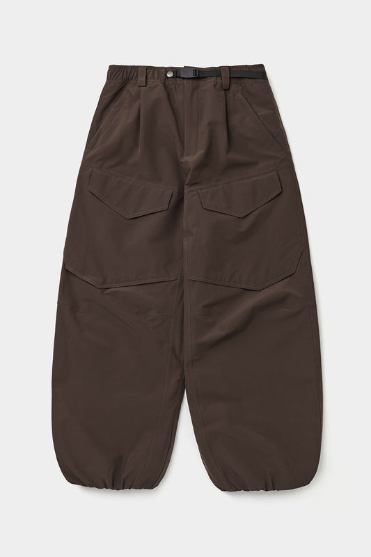 26 AIR VENT BANDED PANTS (WIDE FIT LV.1) DARK BROWN