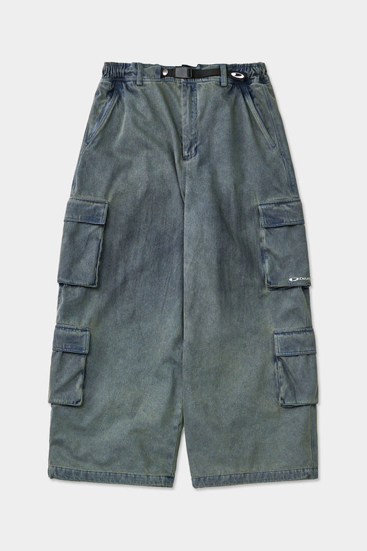 DENIM MULTI CARGO PANTS (WIDE FIT LV.2) DW LIGHT BLUE (Delivery start : 26.09.09)