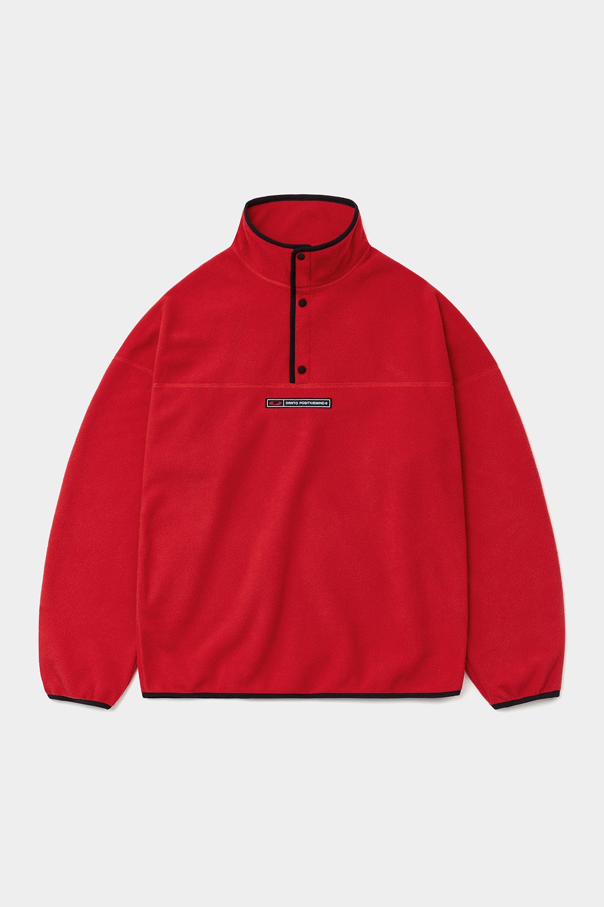 FLEECE MOCK NECK RED (Delivery date : 26.09.28)
