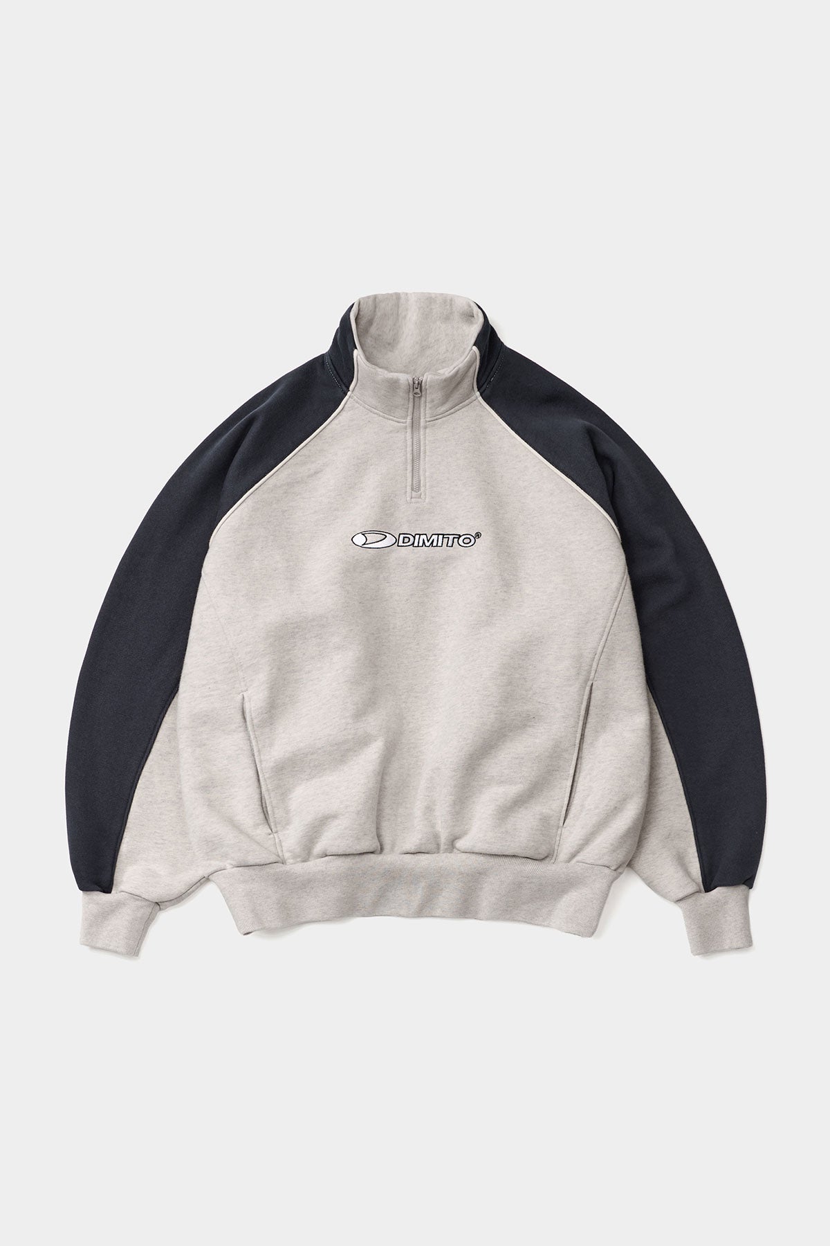 SPORTS HALF ZIP SWEATSHIRT WARM ASH