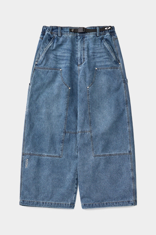 DENIM DOUBLE KNEE PANTS (WIDE FIT LV.2) PW BLUE (Delivery start : 26.09.09)
