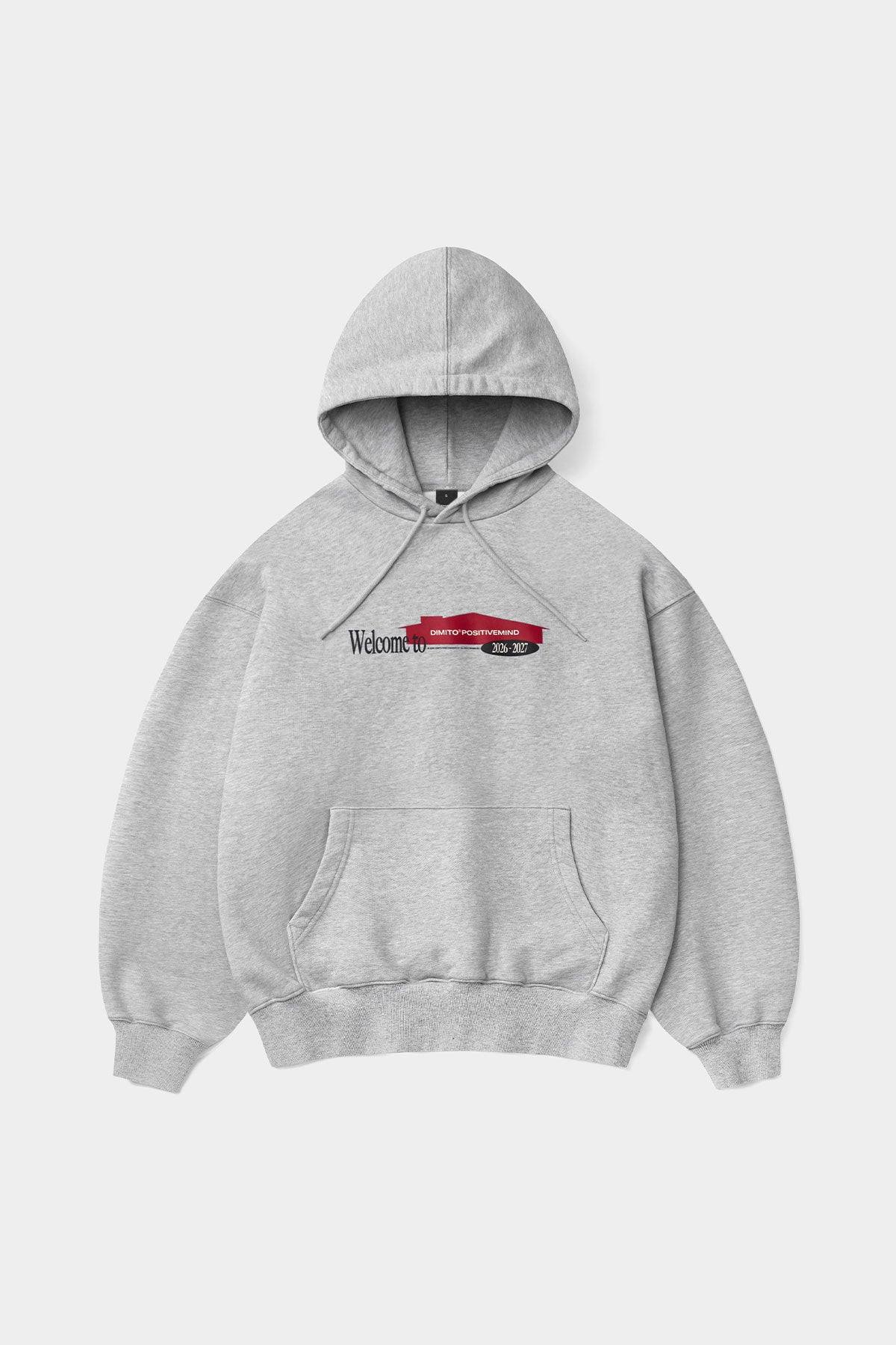 DMT HOUSE HOODIE MELANGE GREY