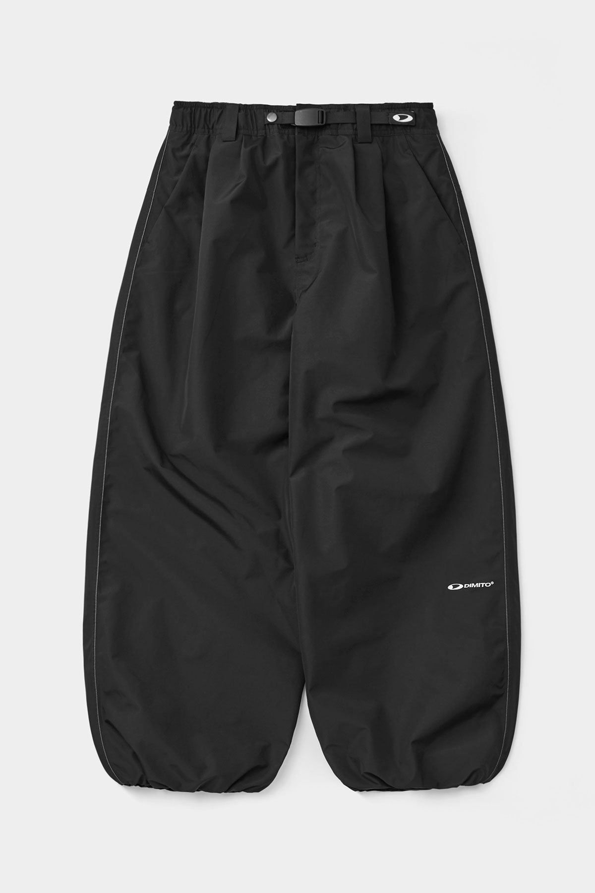 BANDED WIDE PANTS (WIDE FIT LV.2) BLACK (Delivery start : 26.09.09)