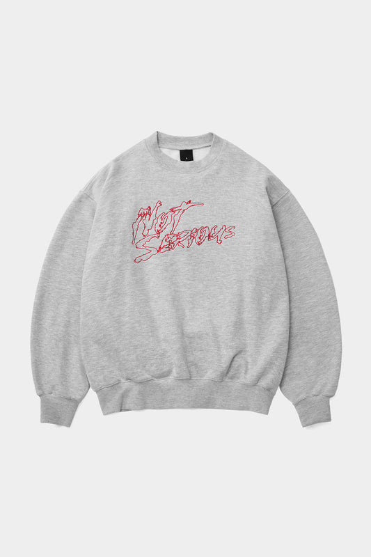 NSS RUDE SWEATSHIRT MELANGE GREY (Delivery date : 26.09.28)