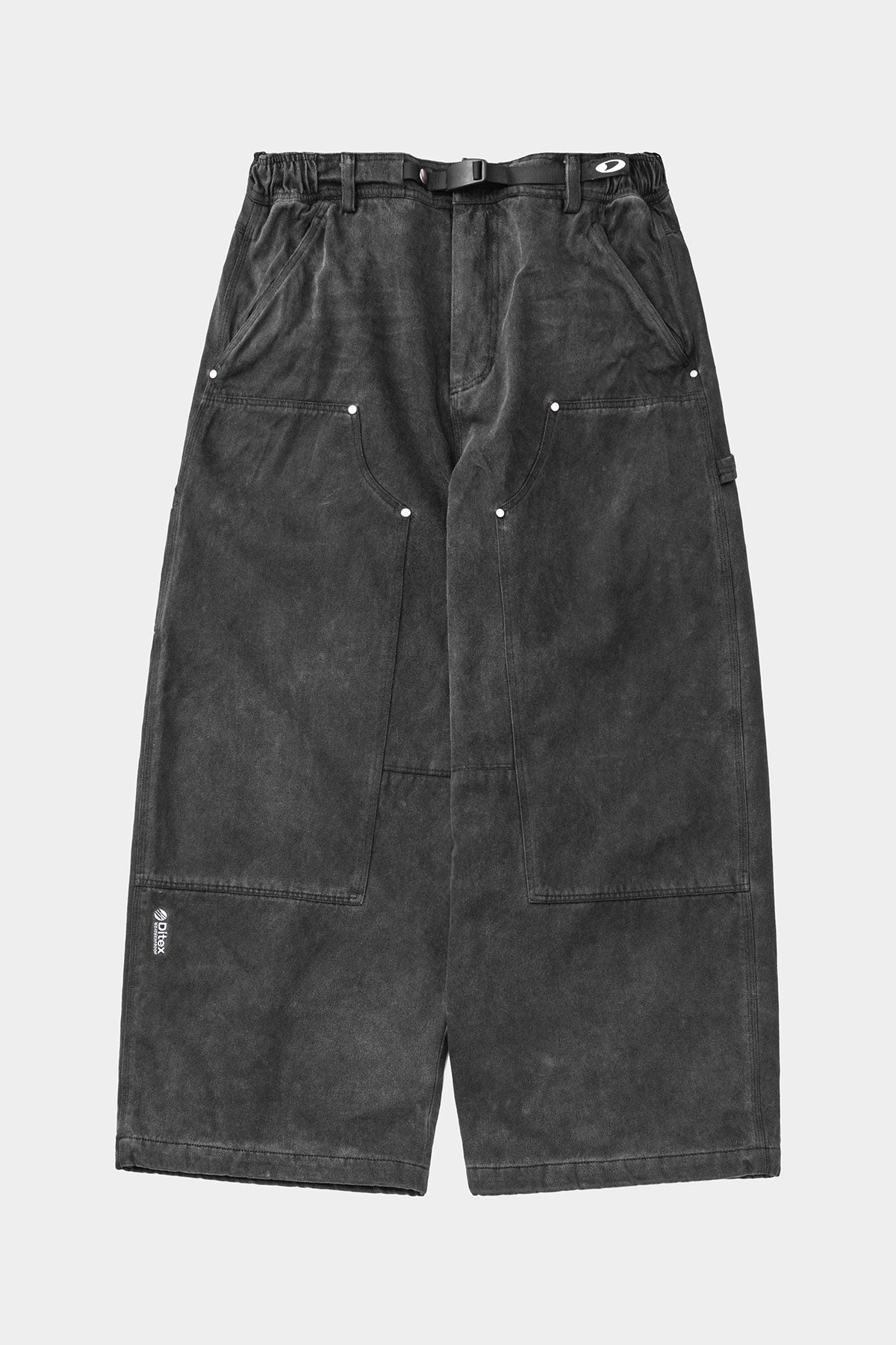 DENIM DOUBLE KNEE PANTS (WIDE FIT LV.2) PW GREY (Delivery start : 26.09.09)