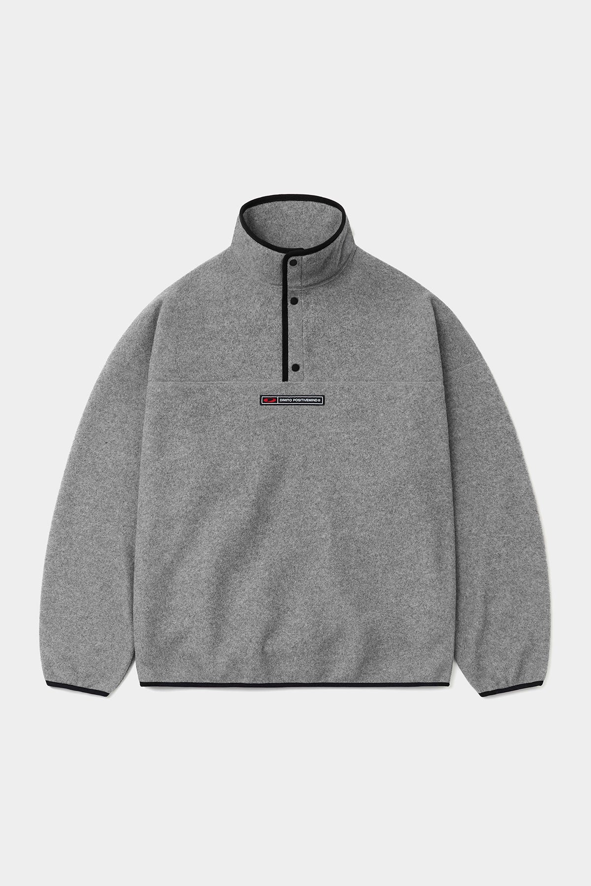 FLEECE MOCK NECK WARM GREY (Delivery date : 26.09.28)