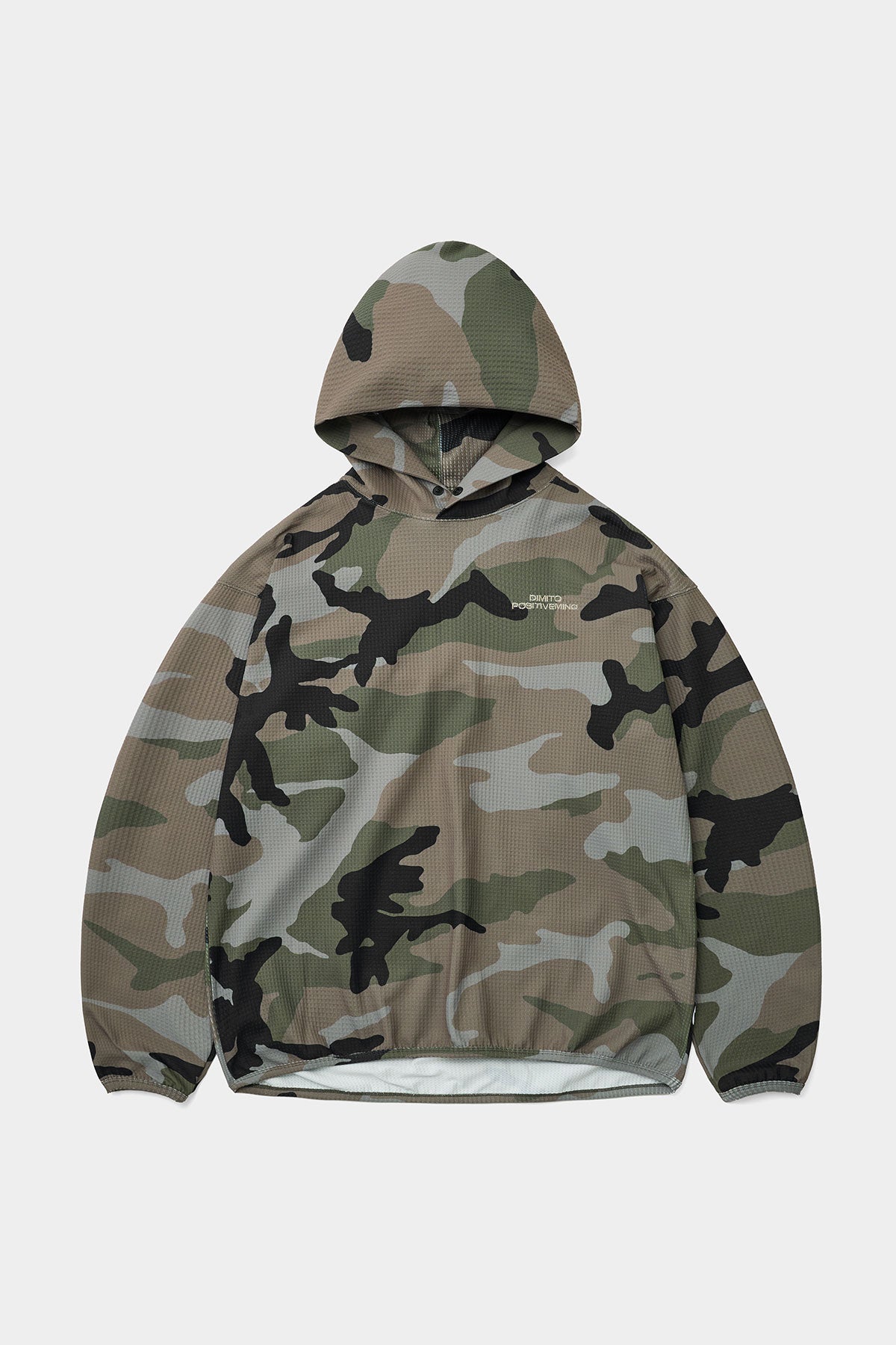 LW WAFFLE HOODIE FADE CAMO