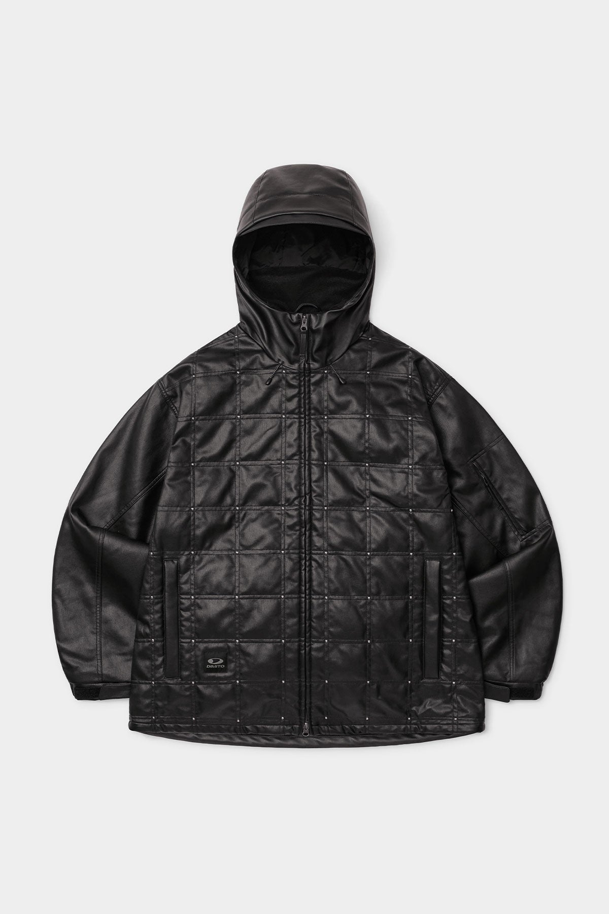 STUD FAUX LEATHER HD JACKET BLACK (Delivery start : 26.09.09)