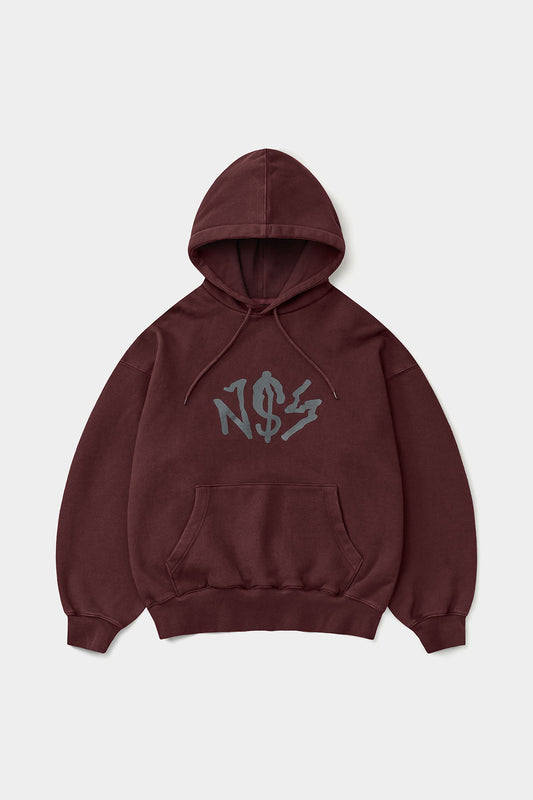 POWERED BY NSS HOODIE BURGUNDY (Delivery date : 26.09.28)