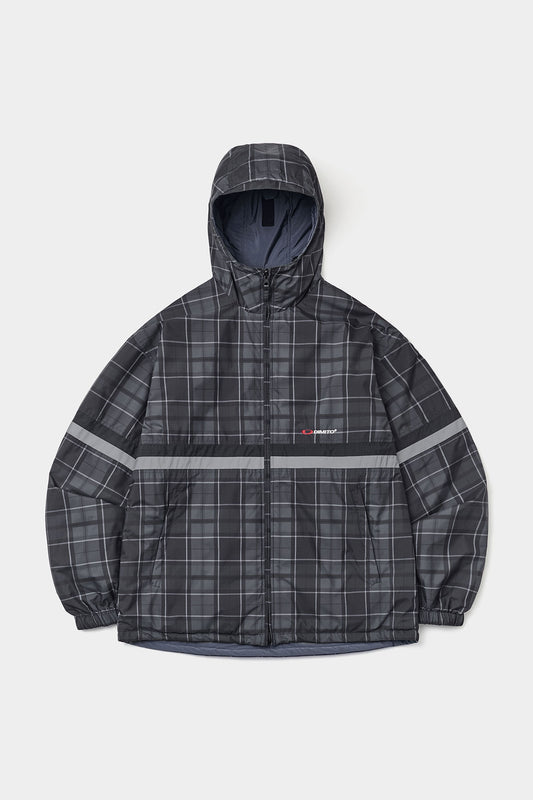 REVERSIBLE WIND JACKET NAVY CHECK (Delivery date : 26.09.28)