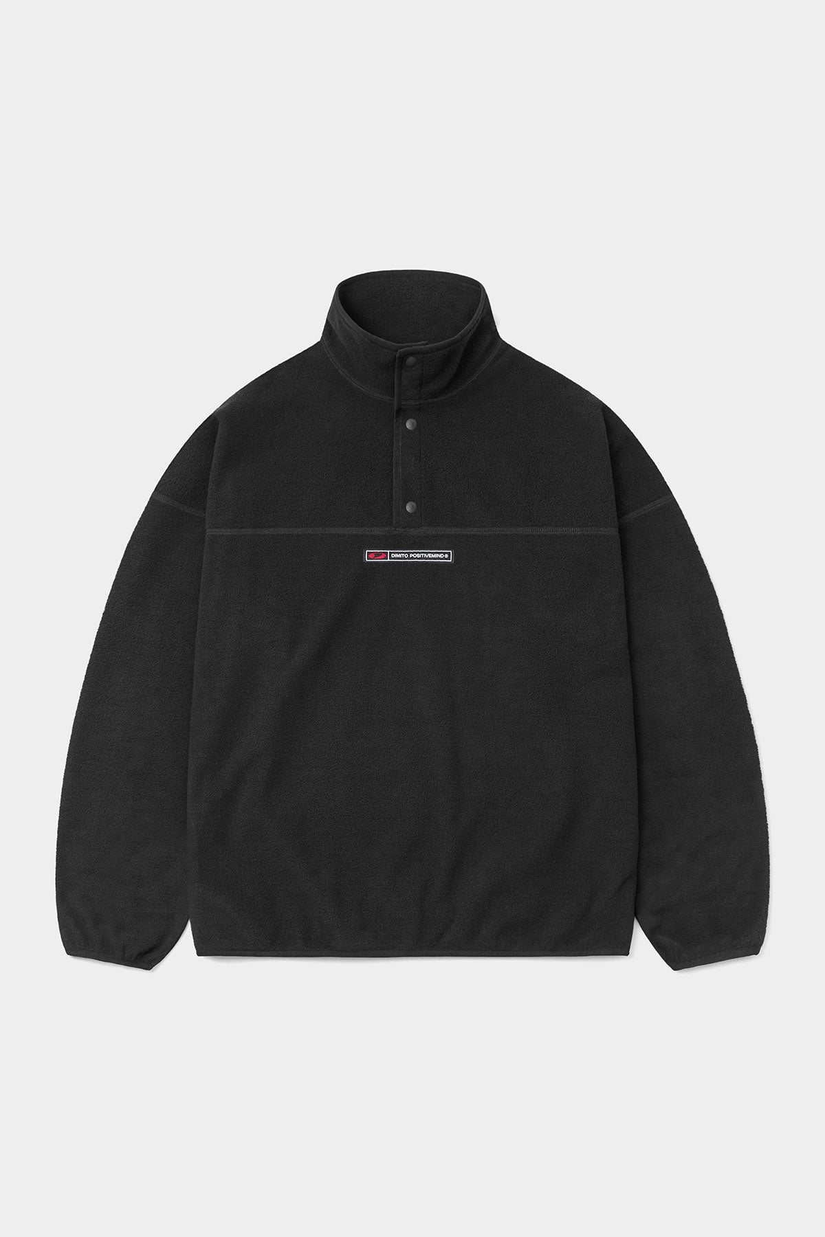 FLEECE MOCK NECK BLACK (Delivery date : 26.09.28)