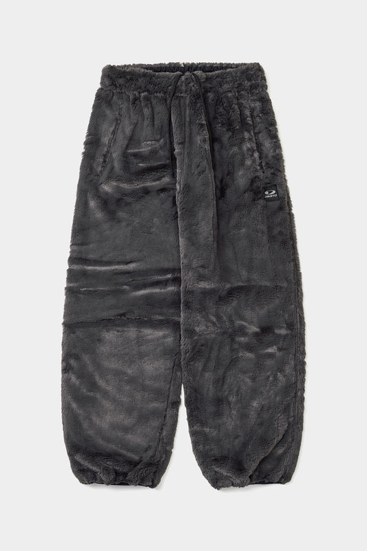 FAUX FUR PANTS COOL GREY
