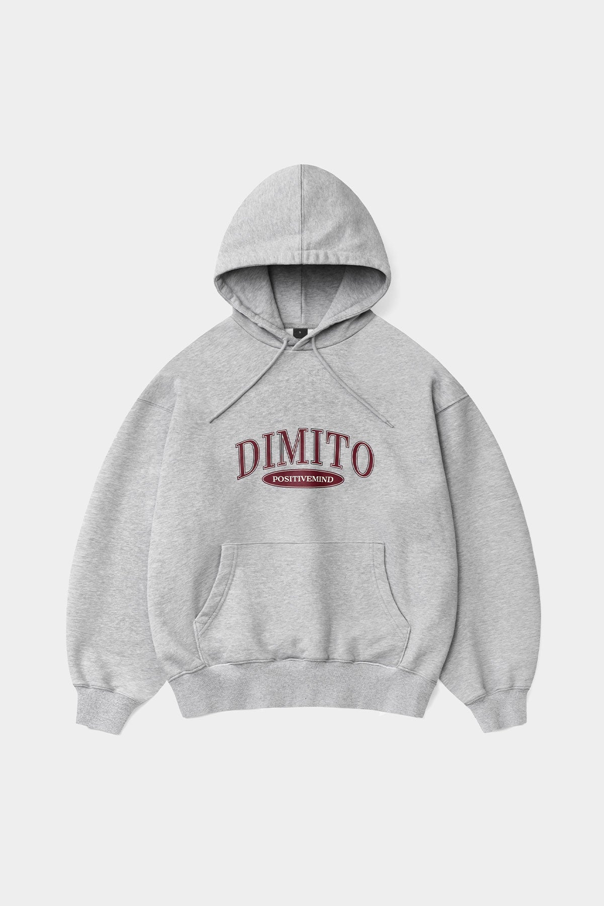 COLLEGE HOODIE MELANGE GREY