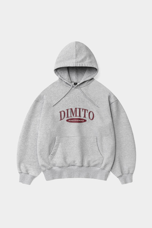 COLLEGE HOODIE MELANGE GREY