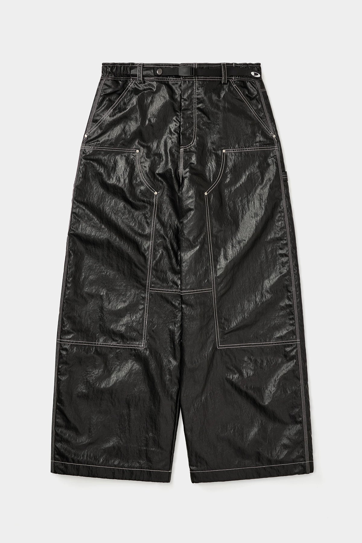 COATED DOUBLE KNEE PANTS (WIDE FIT LV.2) BLACK (Delivery start : 26.09.09)