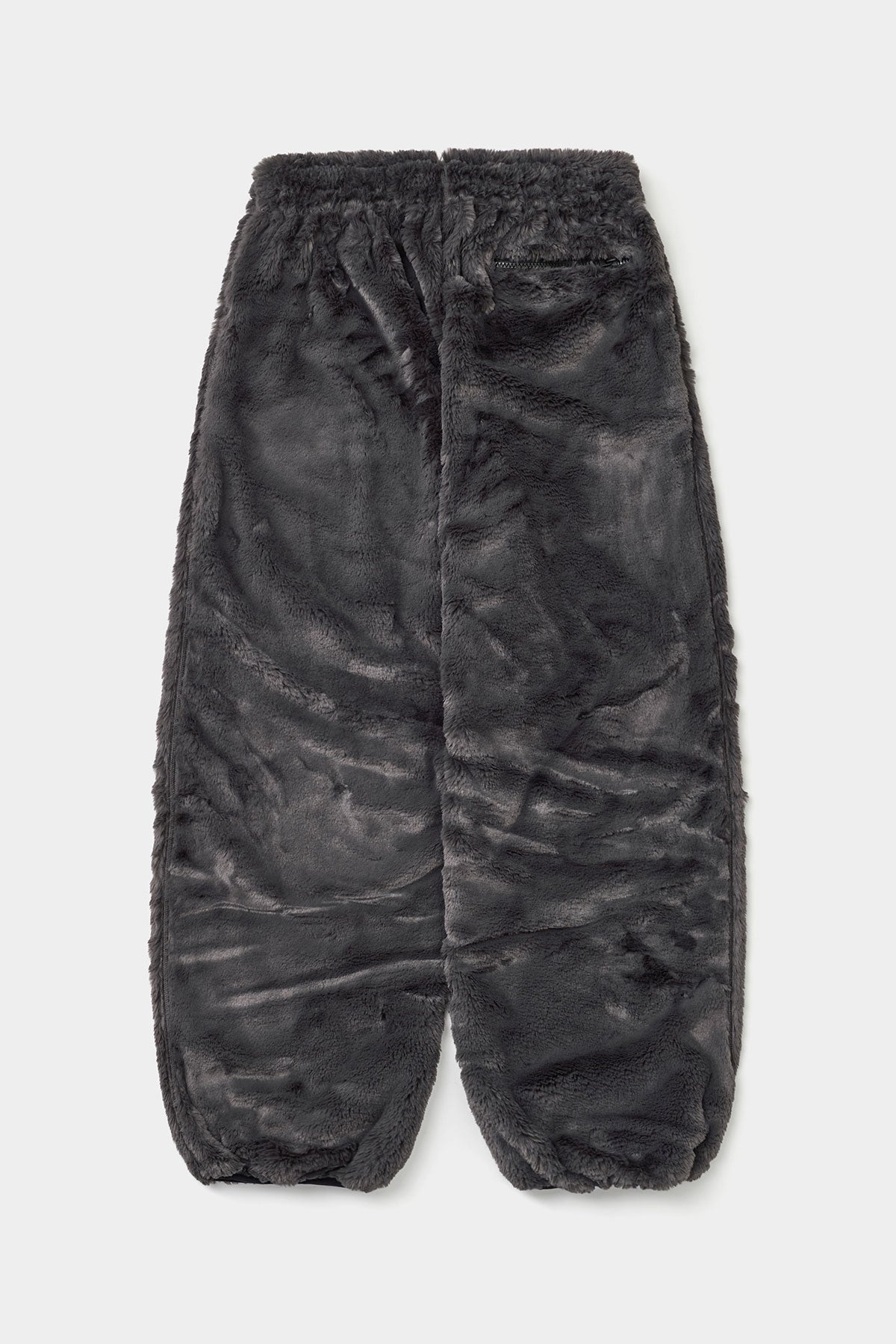 FAUX FUR PANTS COOL GREY