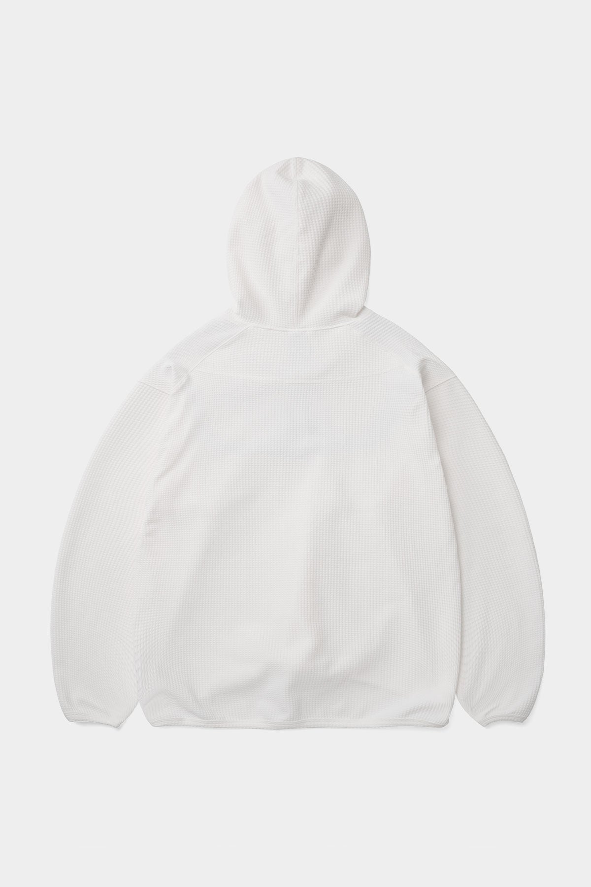 LW WAFFLE HOODIE WHITE