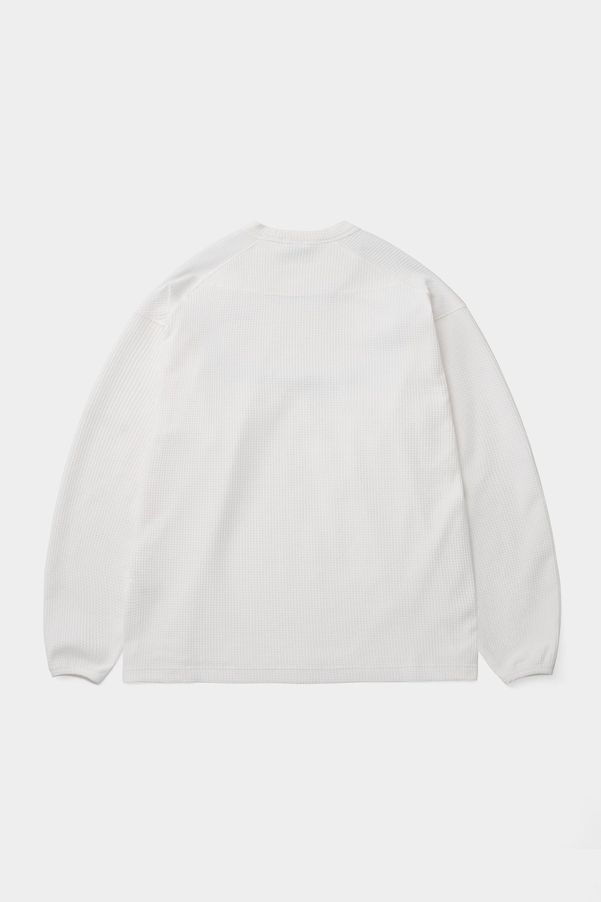 LW WAFFLE LSV TEE WHITE (Delivery date : 26.09.28)