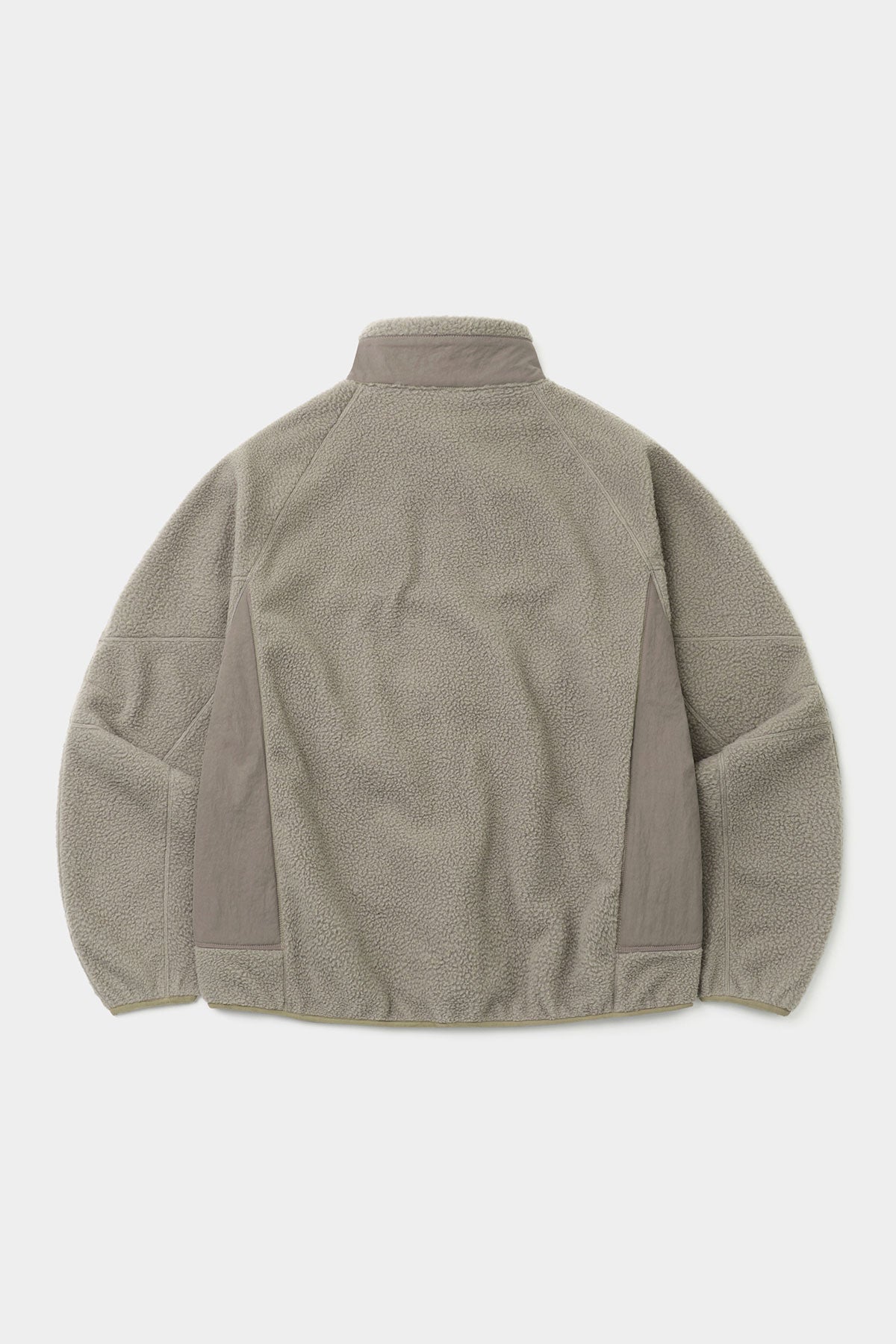 PUFF FLEECE ZIP-UP TAN