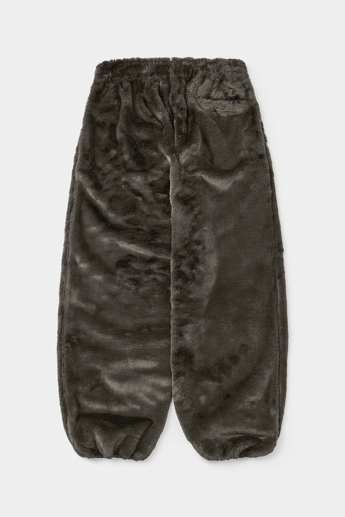 FAUX FUR PANTS DEEP KHAKI