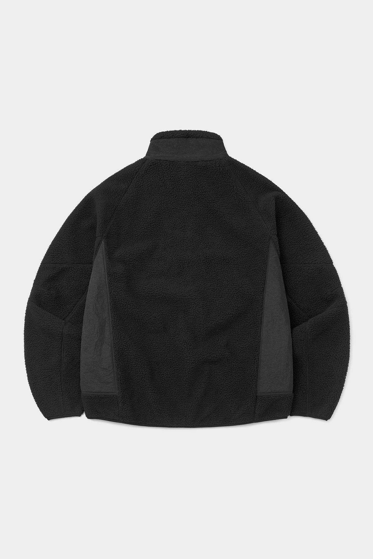 PUFF FLEECE ZIP-UP BLACK