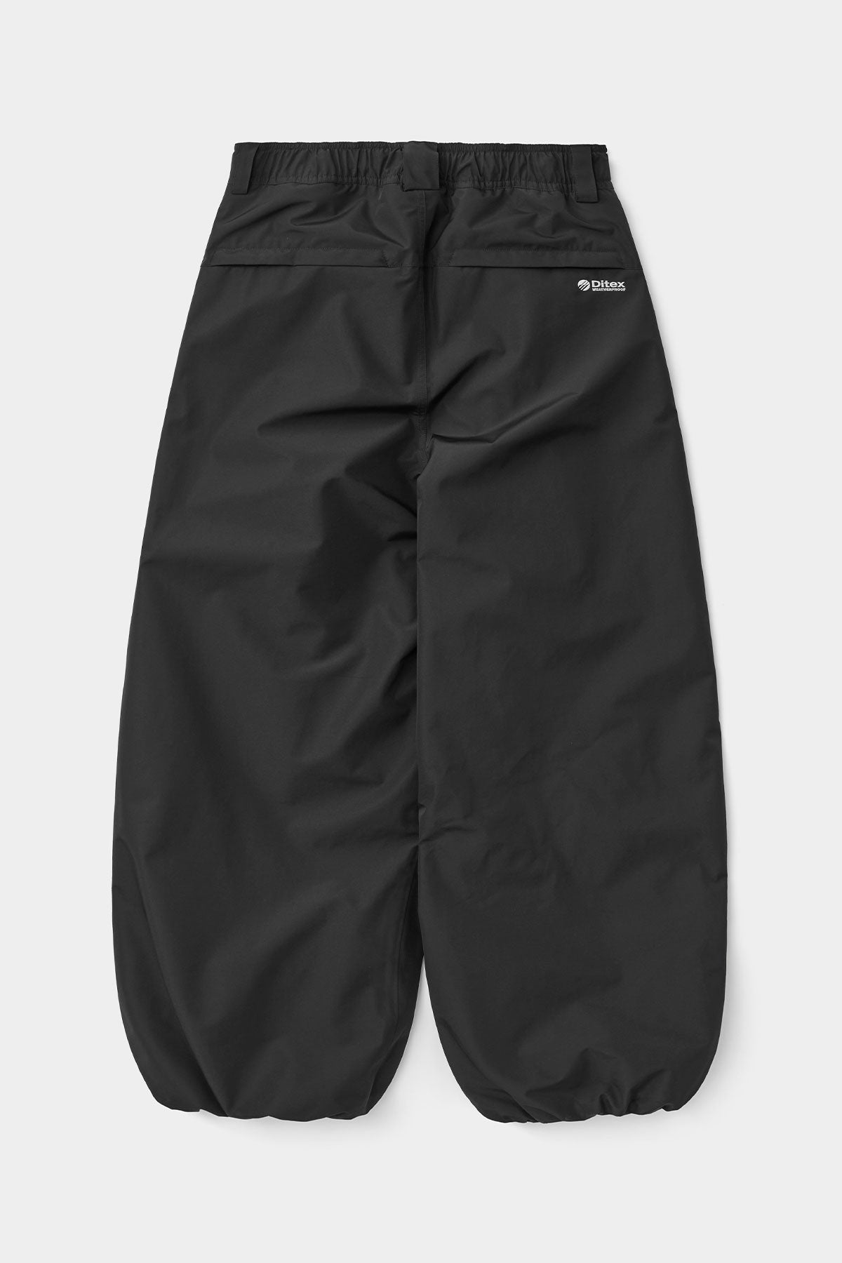 BANDED WIDE PANTS (WIDE FIT LV.2) BLACK (Delivery start : 26.09.09)