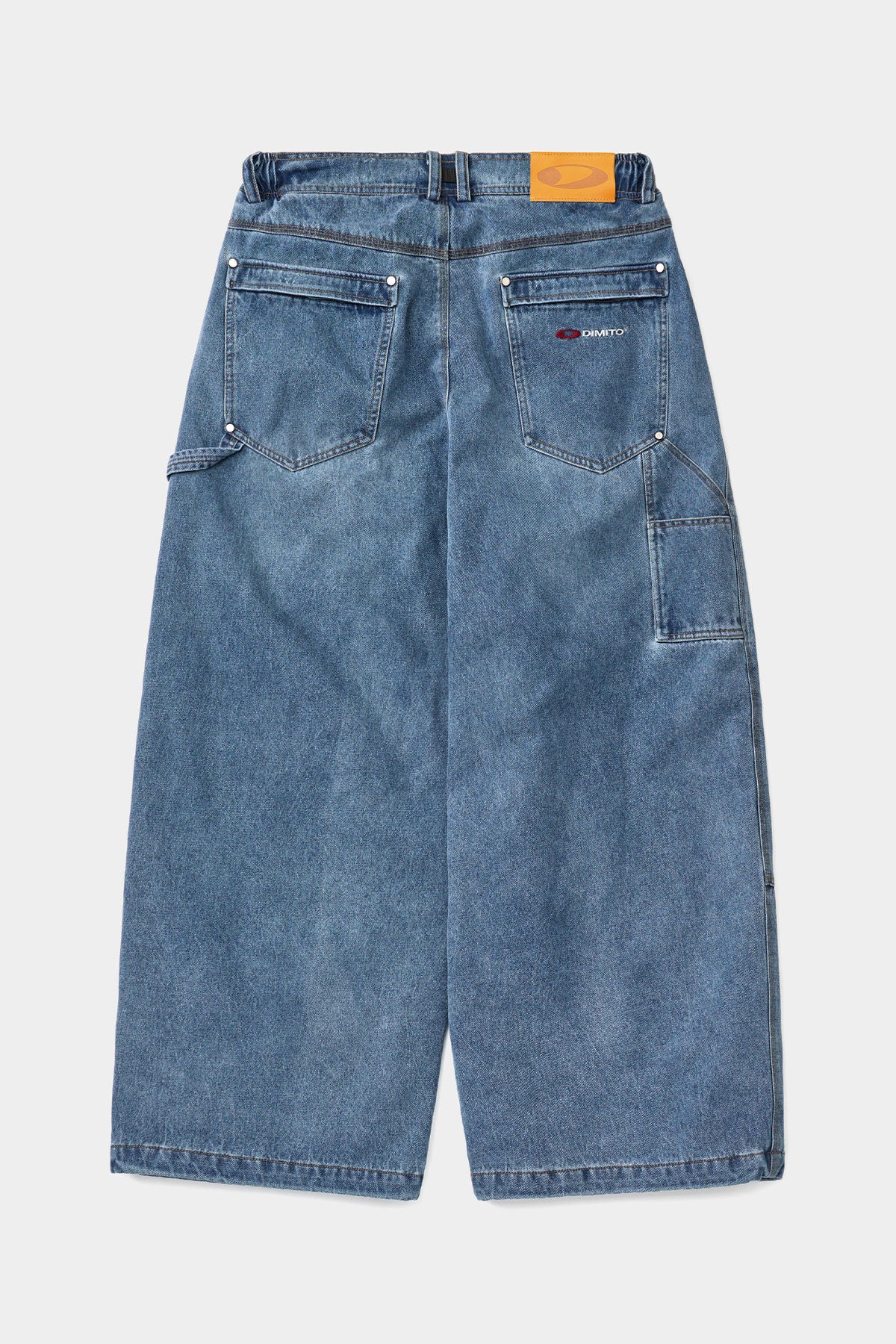 DENIM DOUBLE KNEE PANTS (WIDE FIT LV.2) PW BLUE (Delivery start : 26.09.09)