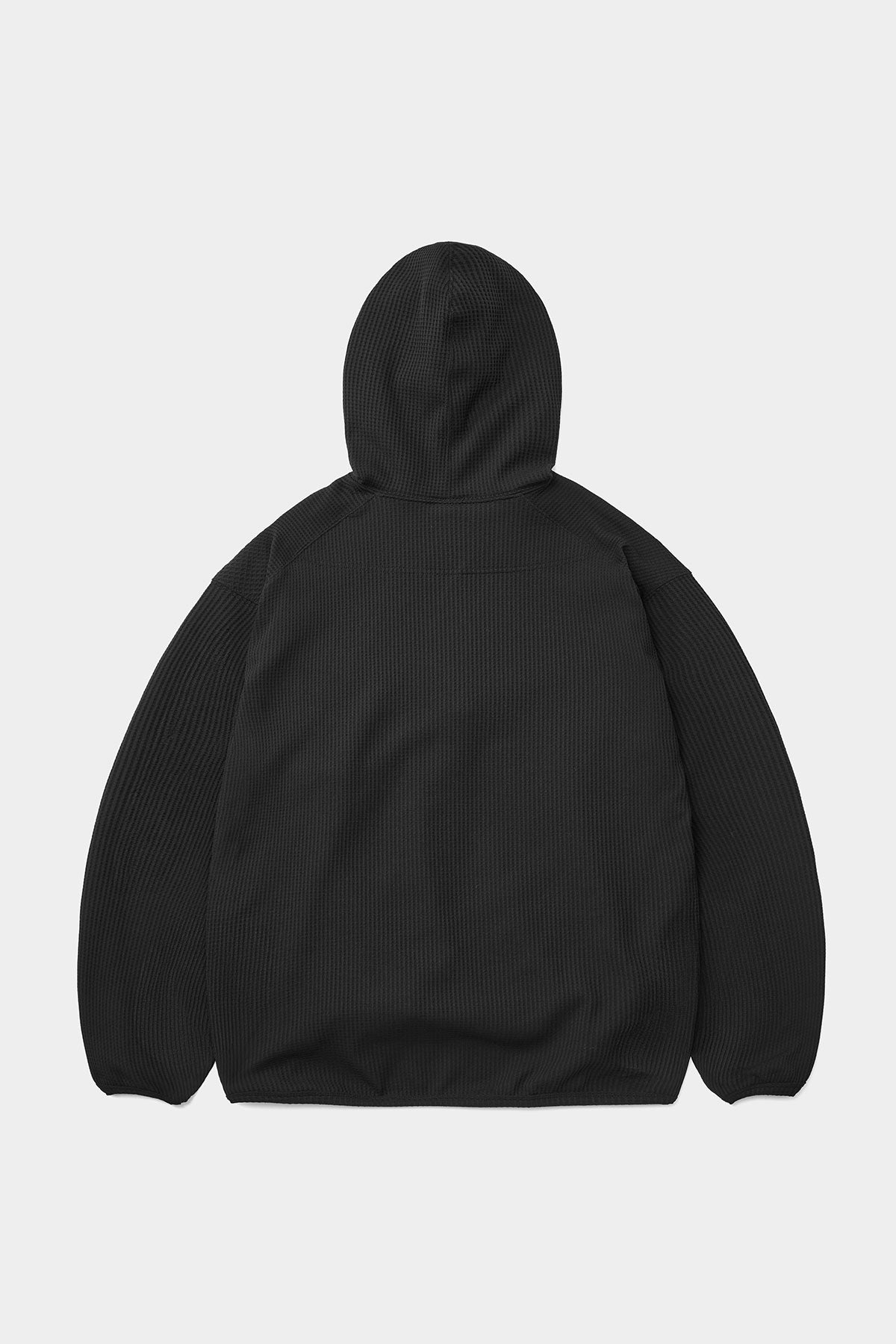 LW WAFFLE HOODIE BLACK