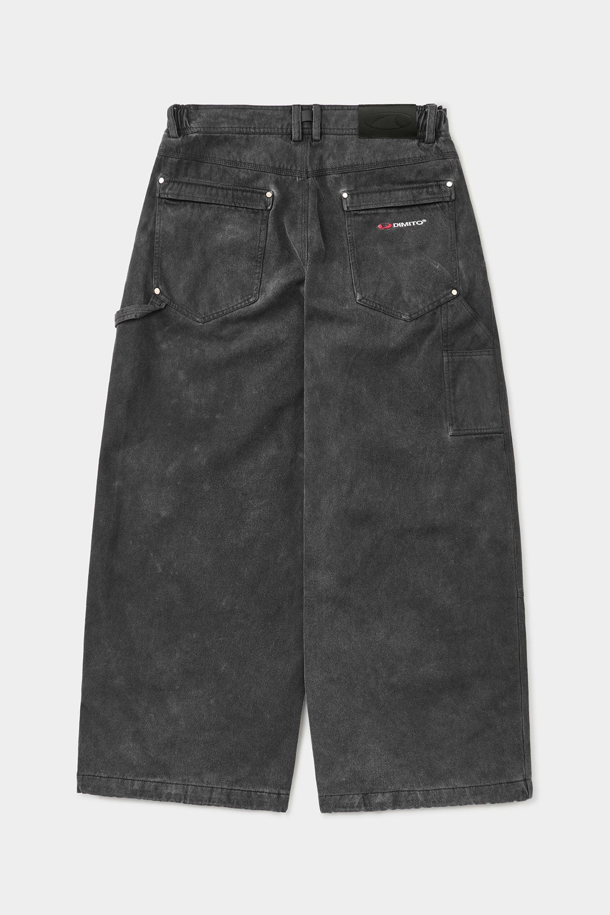 DENIM DOUBLE KNEE PANTS (WIDE FIT LV.2) PW GREY (Delivery start : 26.09.09)