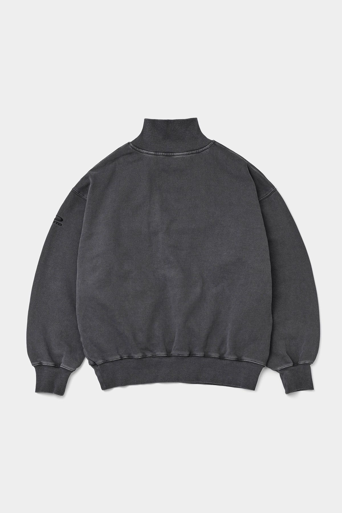 METAL HALF ZIP GD SWEATSHIRT CONCRETE