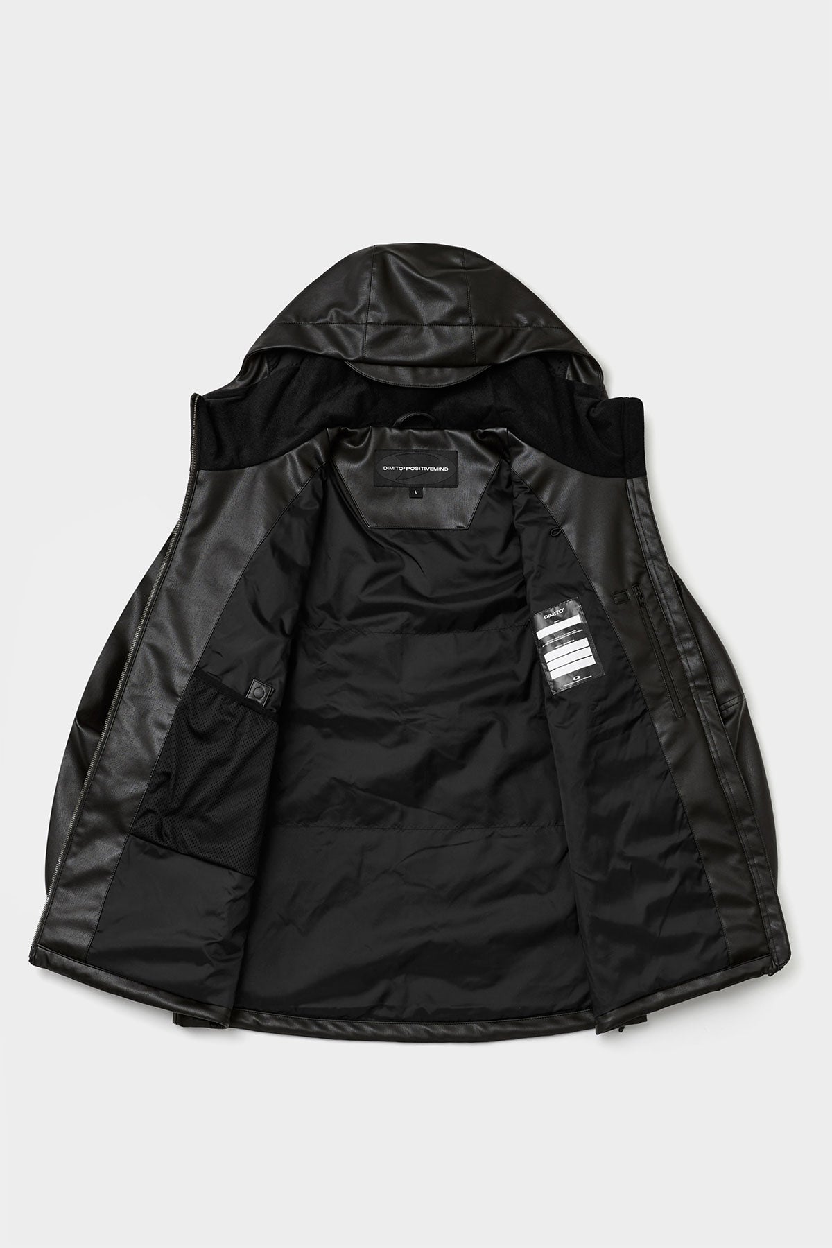 STUD FAUX LEATHER HD JACKET BLACK (Delivery start : 26.09.09)